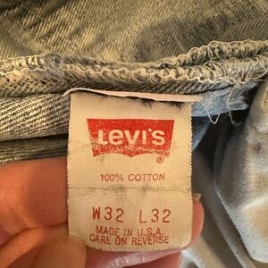 Vintage 501xx Levi's Denim Jeans from ‘90s